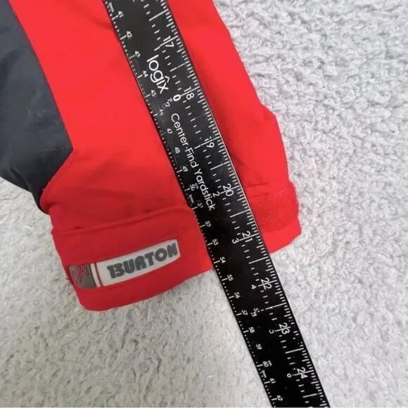 BURTON SNOWBOARD BOYS SKI/SNOW JACKET RED TAN SIZE 16